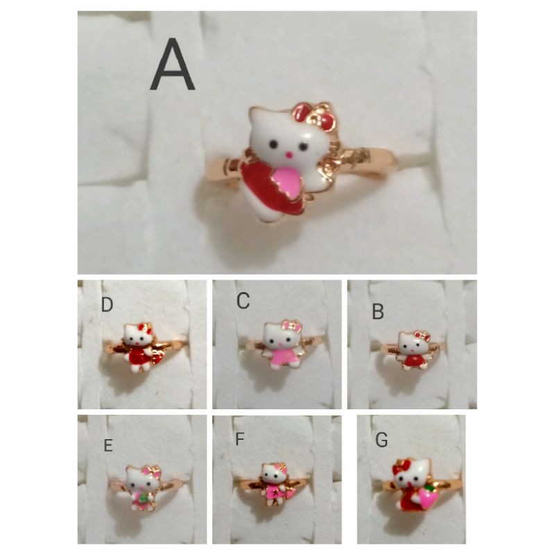 SK01. Cincin xuping anak yang lapis emas balita bisa dibesar kecilkan