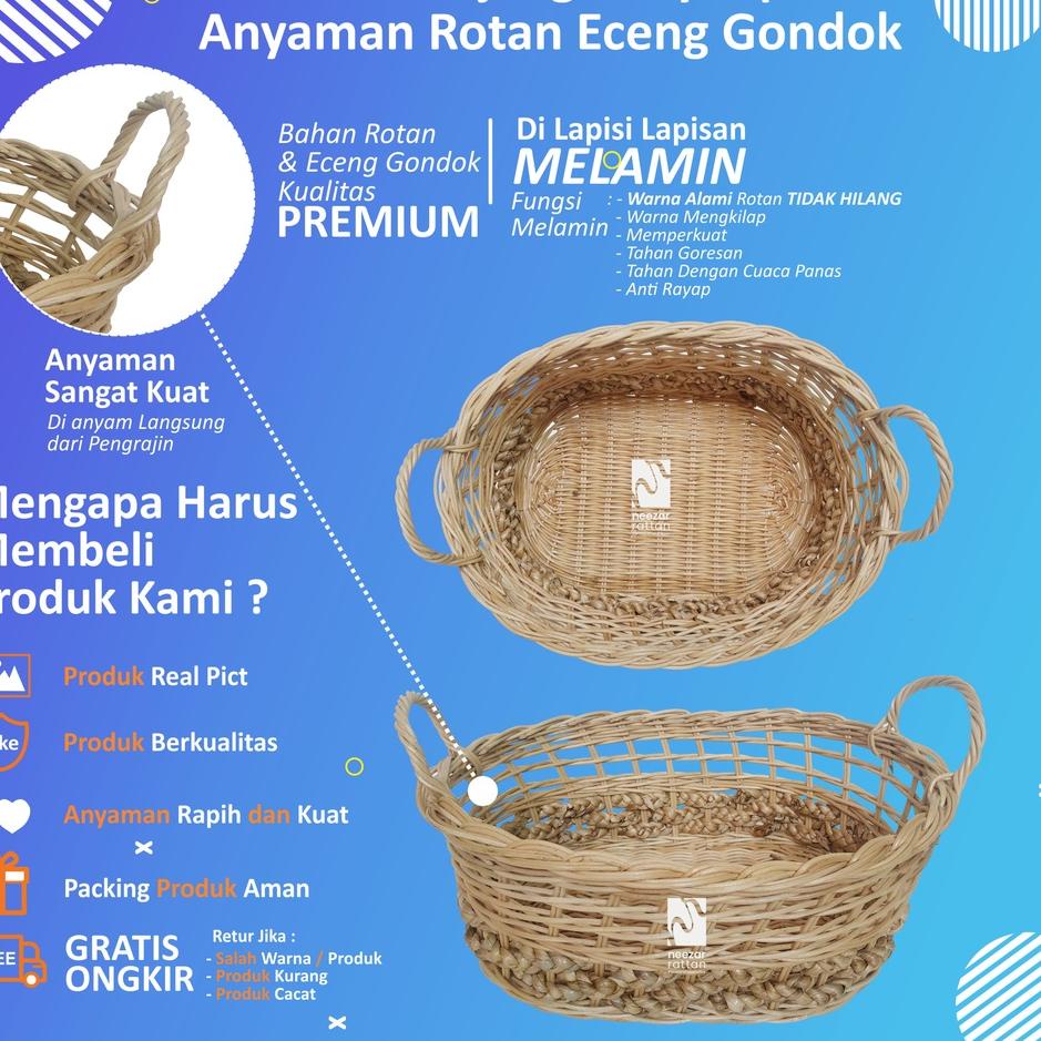 

(PROMO JES76) Souvenir Kotak keranjang parcel hantaran seserahan pengantin lamaran bulat ❉
