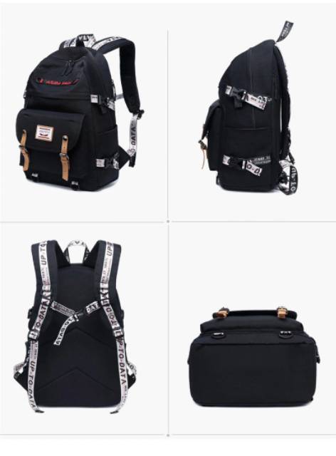 Tasmurah - AOLLIDA Ransel Backpack  Tas Sekolah Wanita / Pria-4