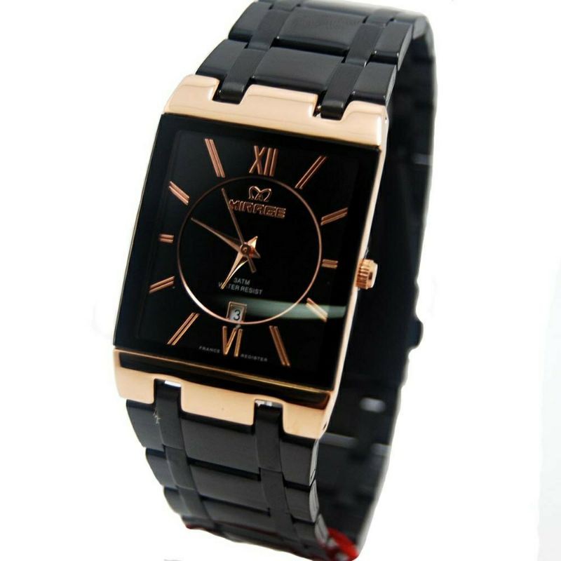 Mirage Jam Tangan wanita 7908L HitamRosegold pH