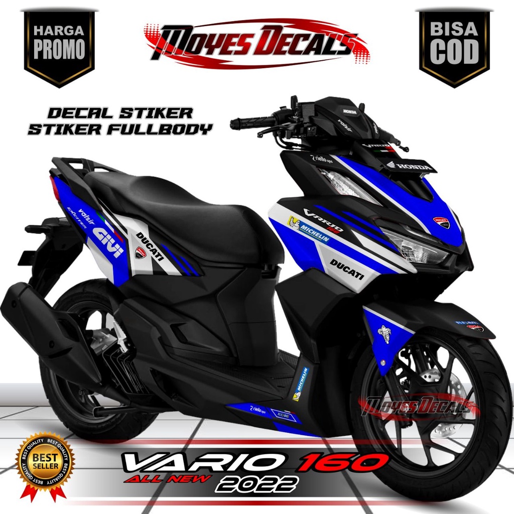 Decal Sticker Variasi Fullbody Vario New 160 Abs Cbs  - Dekal Stiker Vario 160 Decal Stiker Motor Va