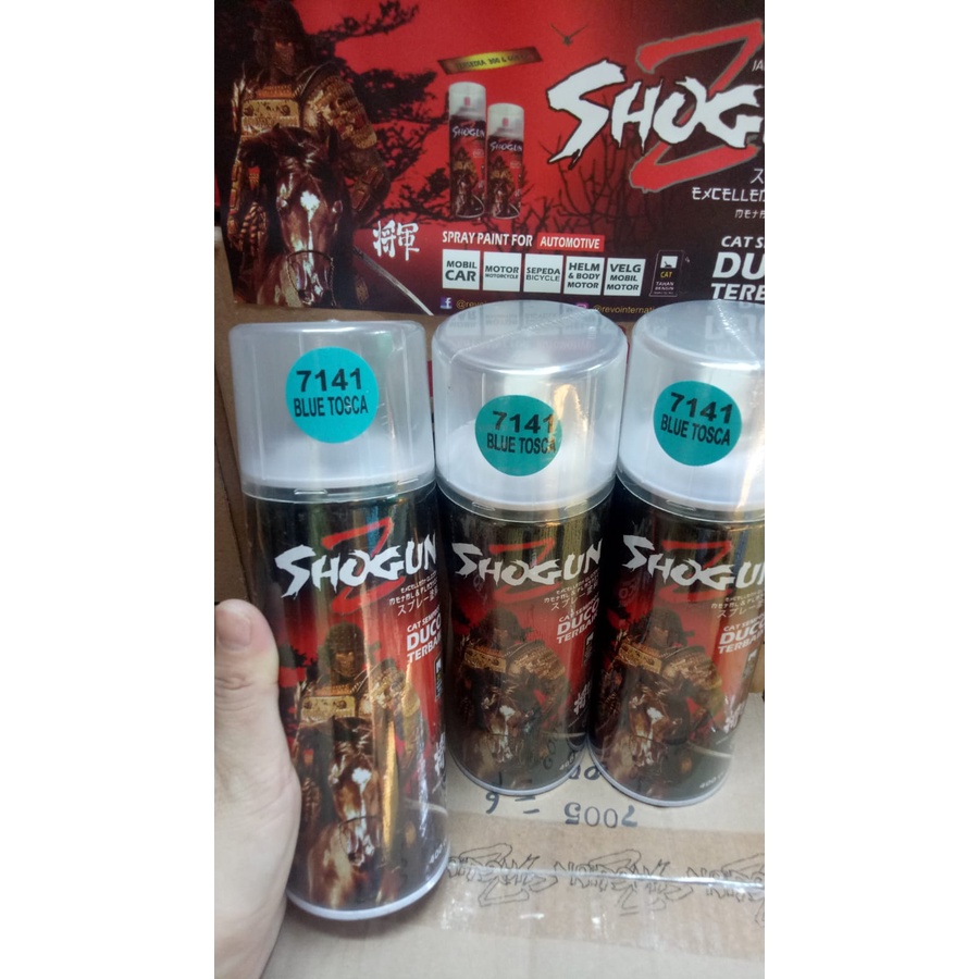 pilox pilox Cat semprot duco shogunz pilok shogun blue tosca 7141 400cc biru tosca