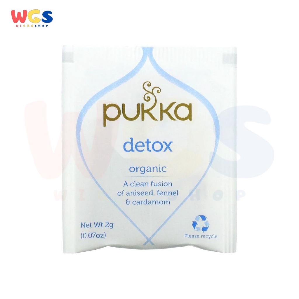 Pukka Detox A Clean Fusion of Organic Aniseed 20 Sachet Tea Bags 40 gr