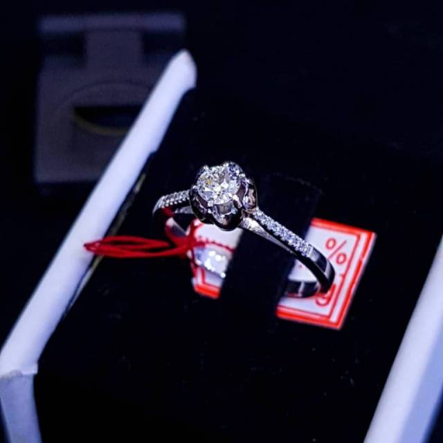 Cincin mata 1 berlian banjar asli