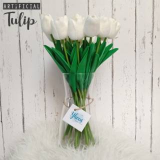  Bunga  Tulip  Latex Artificial Tulip  Harga Per Tangkai 