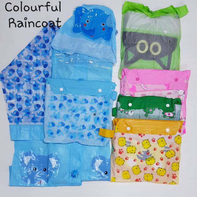 Colourful Raincoat/Jas Hujan Anak