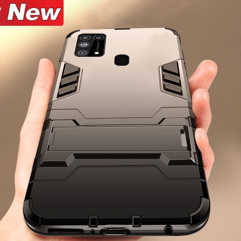 Casing Hard Case Armor Robot Bahan PC + Silikon Untuk Samsung Galaxy M31 / M31S / M31