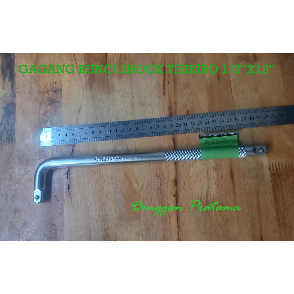 Gagang Kunci Shock L Tekiro 1/2"x12" Handle Kunci Shock