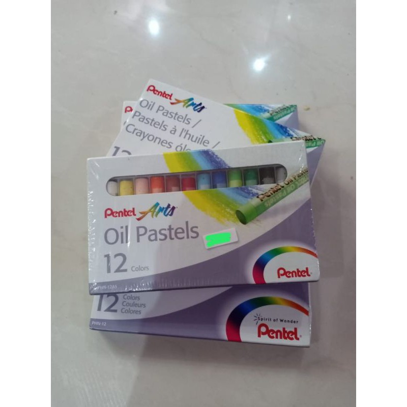 crayon pentel 12 warna
