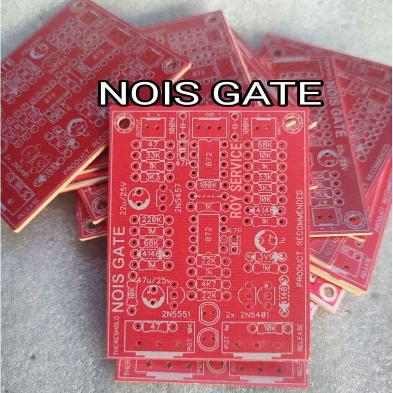 PCB Noise Gate Suara Mic Anti Nging / PCB Noise Gate Anti Feedback