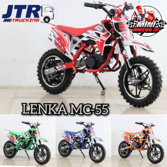 MINI TRAIL LENKA MC55 49CC Motor Mini Cross Motor Anak MINI TRAIL LENKA MC55 49CC Motor Mini Cross Motor Anak