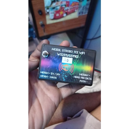 Modul strobo wave text ws2811 via WiFi