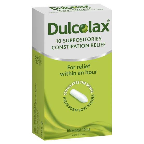 Dulcolax Suppositeries Dewasa dan anak-anak