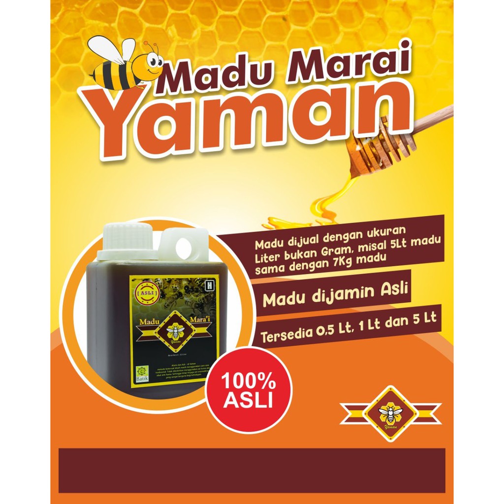 

Madu Yaman Mara’i Asli dan Murni