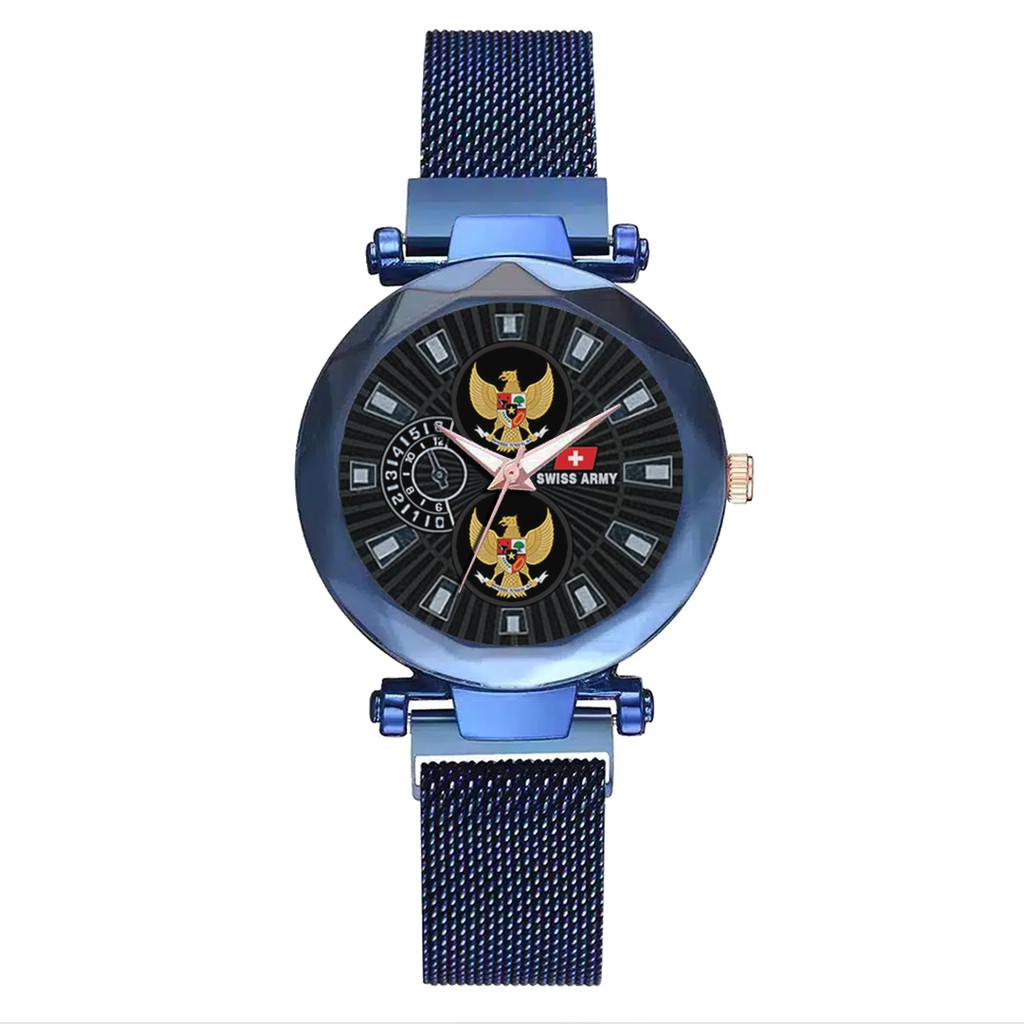 Jam Tangan Wanita Custom - GARUDA Free Box &amp; Batre Cadangan