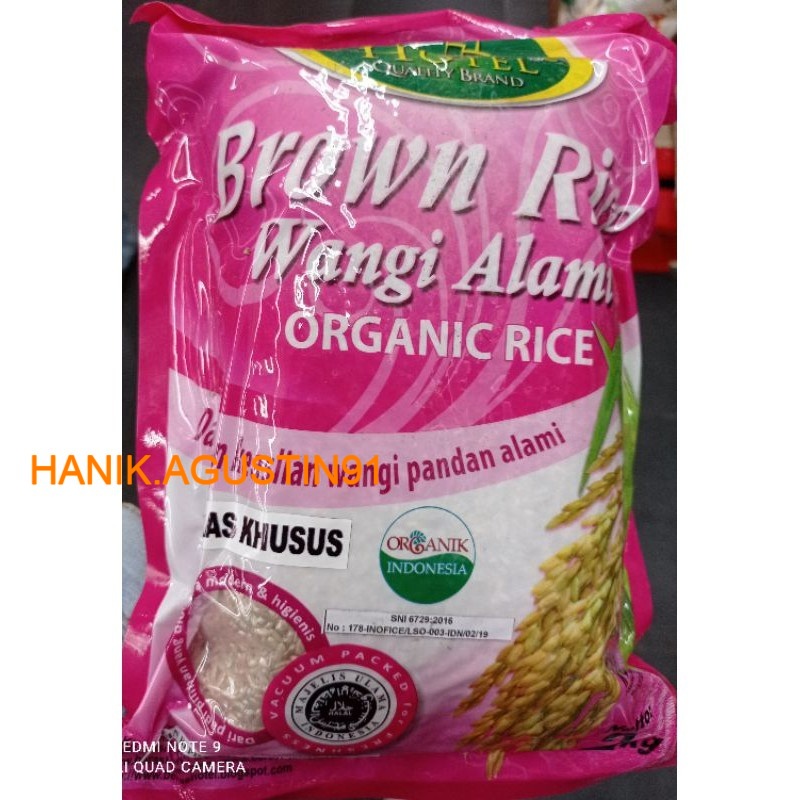 

Hotel Brown Rice Wangi Alam / Beras Coklat Organik | Organic Brown Rice 2 KG