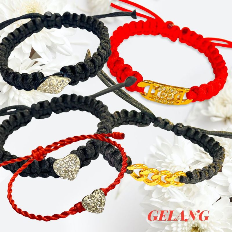 gelang serut untuk wanita//gelang wanita//perhiasan lapis emas//gelang