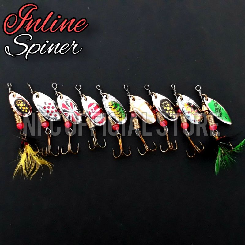 Spoon Inline Spiner Bait 4,5gr Umpan casting Rekomendasi untuk Ultralight casting Best Killer Action
