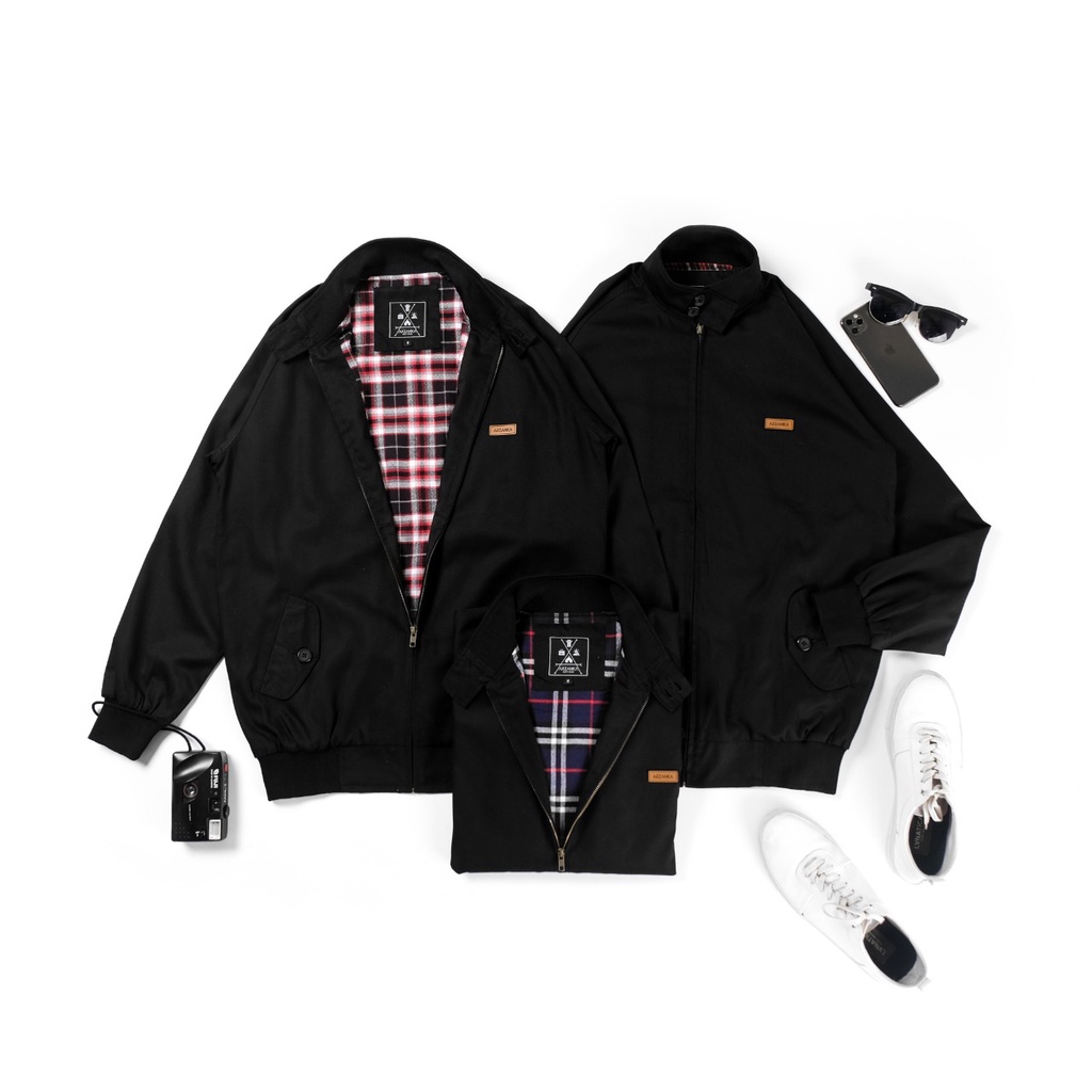 Arzanka Harrington Jacket - Hitam