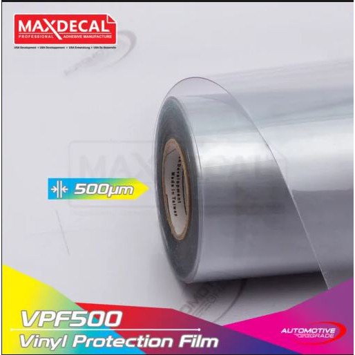 Maxdecal VPF500 Vinyl Protection Film, Meteran Lebar 127cm