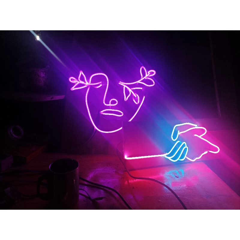neon flex custom/lampu tulisan/lampu nama/lampu toko/lampu dekorasi