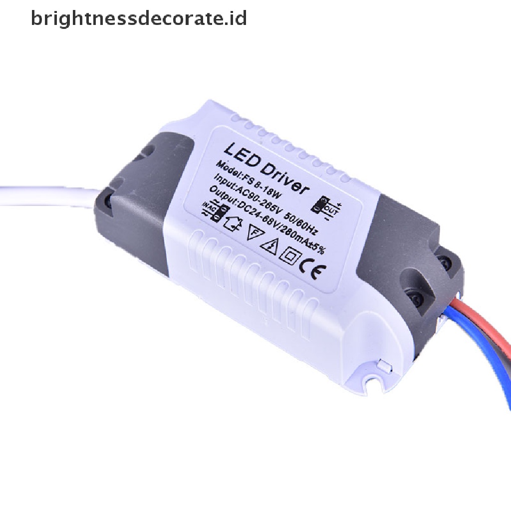 Driver Transformer Led Daya 8 / 12 / 15 / 18 / 21w Tahan Air Power