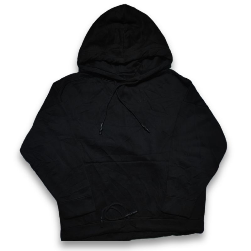Hoodie Zara Woman Oversize  Second Original ( Hitam )