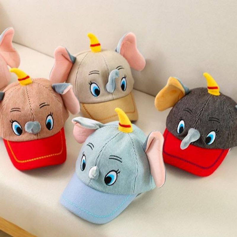 TOPI BASEBALL ANAK 0-3 Tahun MOTIF GAJAH CBKS VC-1