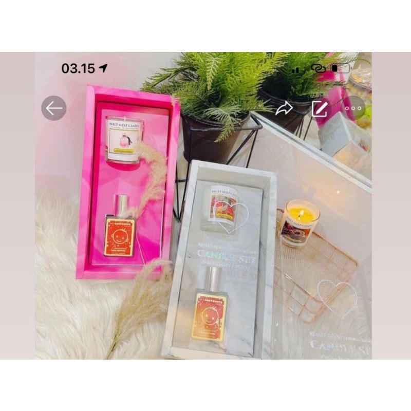 gift box parfum & candle