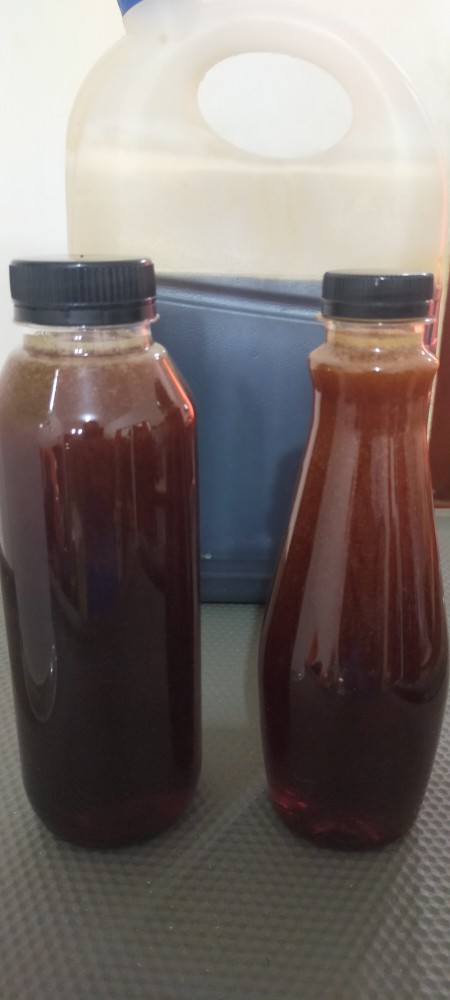 Botol Plastik Bowling 350 Ml Tebal 26 Gram + Tutup Putih / Hitam Botol Cantik Unik Minuman Jus