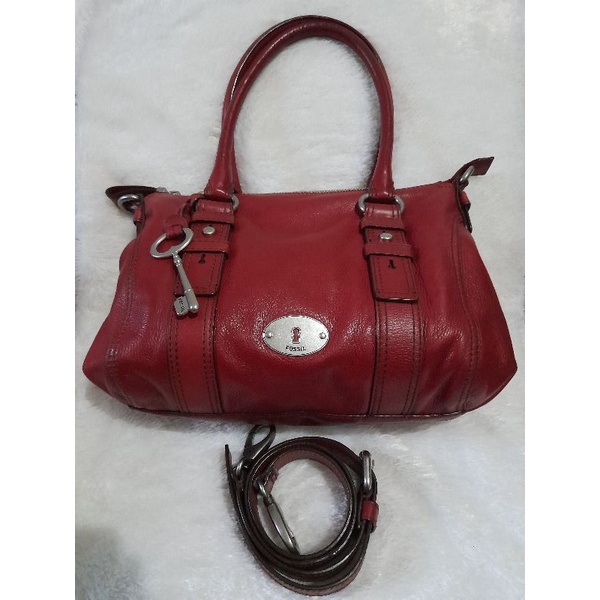 tas fossil maddox satchel size M preloved