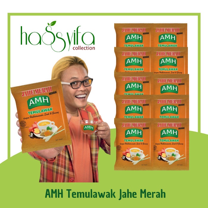 

TRADISIONALMINUMAN- AMH TEMULAWAK PLUS JAHE MERAH GINGSENG DAN HABBATUSSAUDA (RENCENG) -MINUMAN-