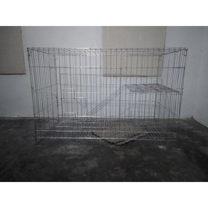kandang kucing galvanis 90*50*60
