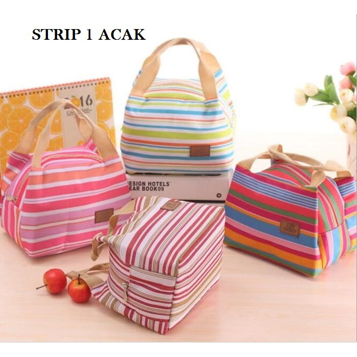 TAS BEKAL / COOLER BAG , WARNA ACAK, BISA PANAS DINGIN