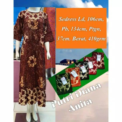 3# Sedress Batik Putri Diana, Batik Pekalongan.