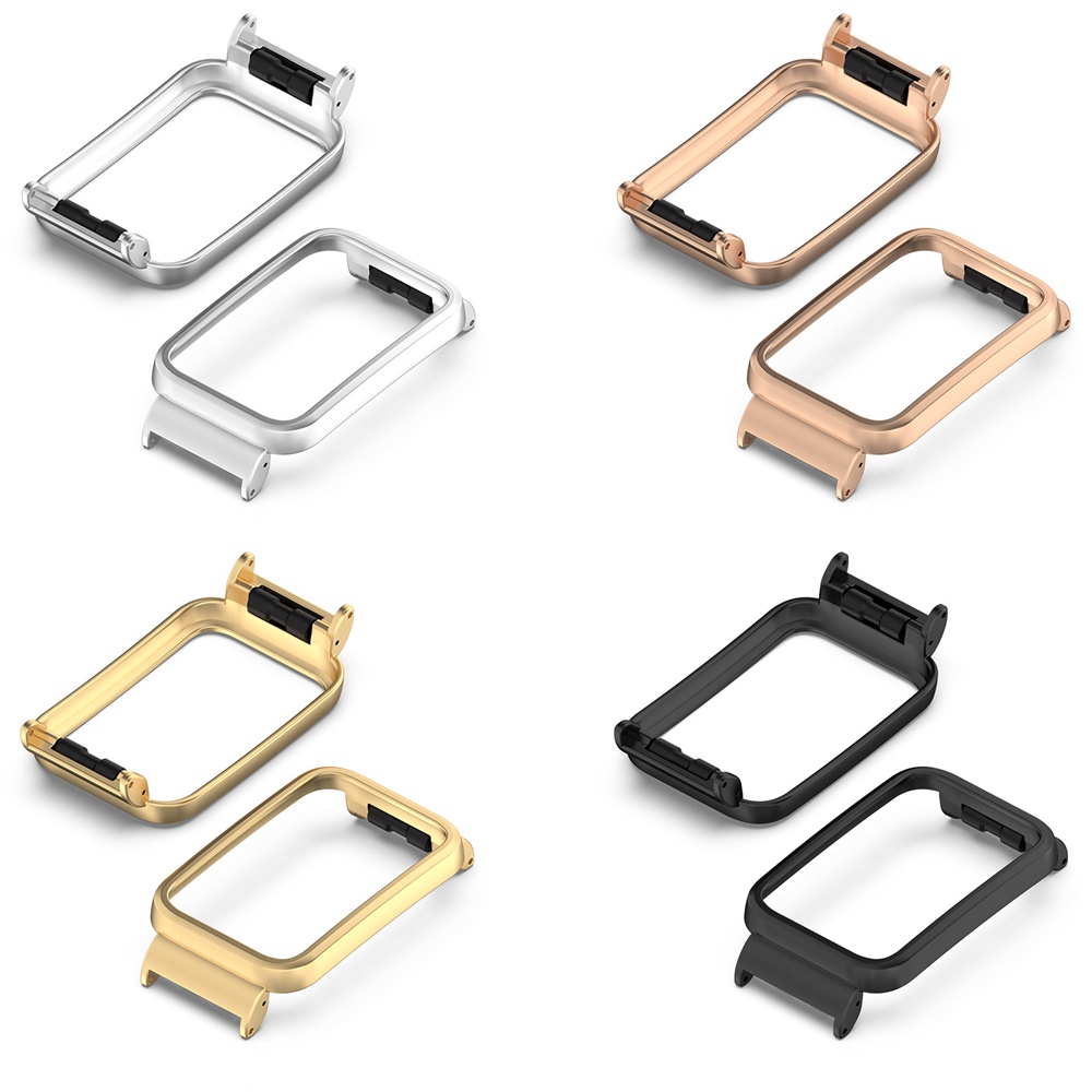 Casing Pelindung Smartwatch Xiaomi Mi Band 7 Pro Bahan Logam Lebar 18mm