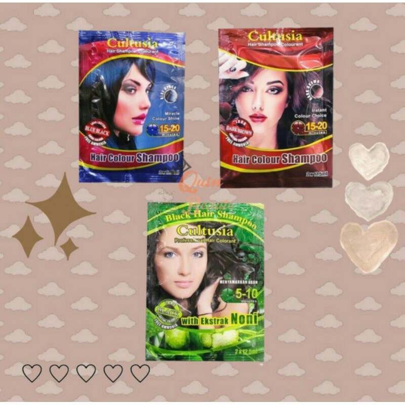 Cultusia Noni Hair Colour Shampoo / Shampoo Pewarna Rambut