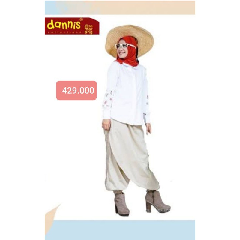 DANNIS d' Nature Family Setelan Celana Putih Ibu