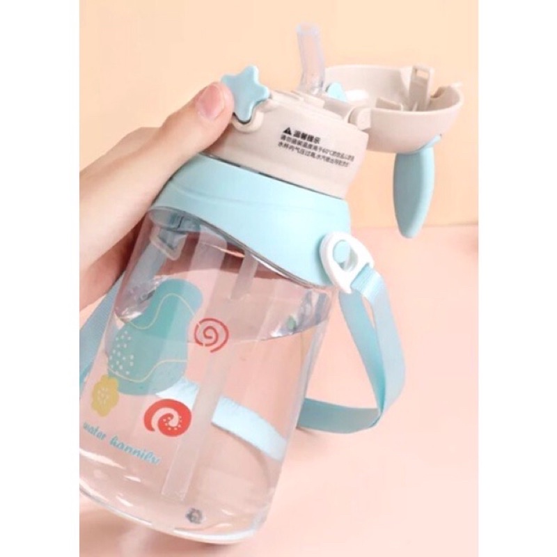 Botol Minum Anak Karakter Kelinci / Botol Minum Rabbit BPA FREE 600ml