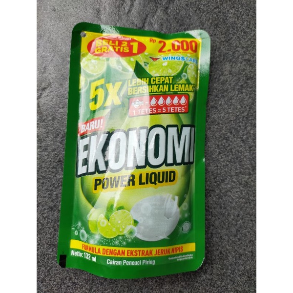 sabun ekonomi 132ml (2000) sabun cuci piring