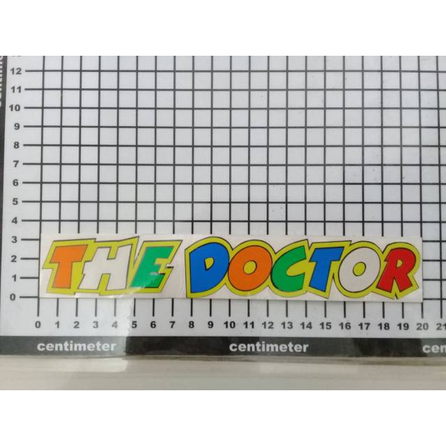 

Stiker cutting the doctor