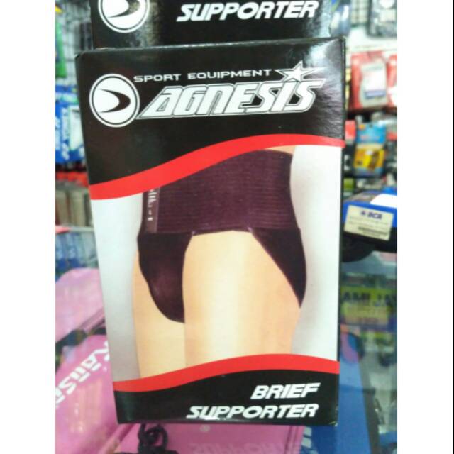 Brief agnesis supporter celana dalam fitnes agnesis