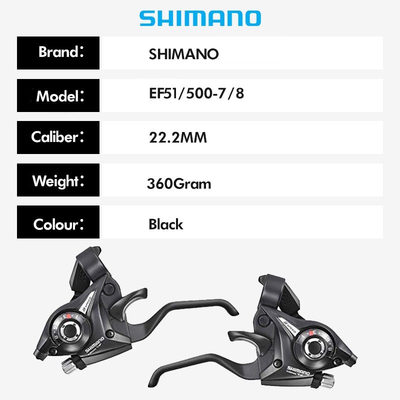 COD Shimano EF51-7 3x7 21Speed MTB Bicycle Bike Left Right Brake Lever Shifter Set