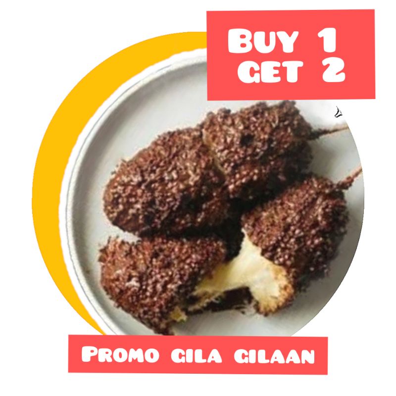 

PROMO CORNDOG MOZARELLA COKLAT Buy 1 get 2