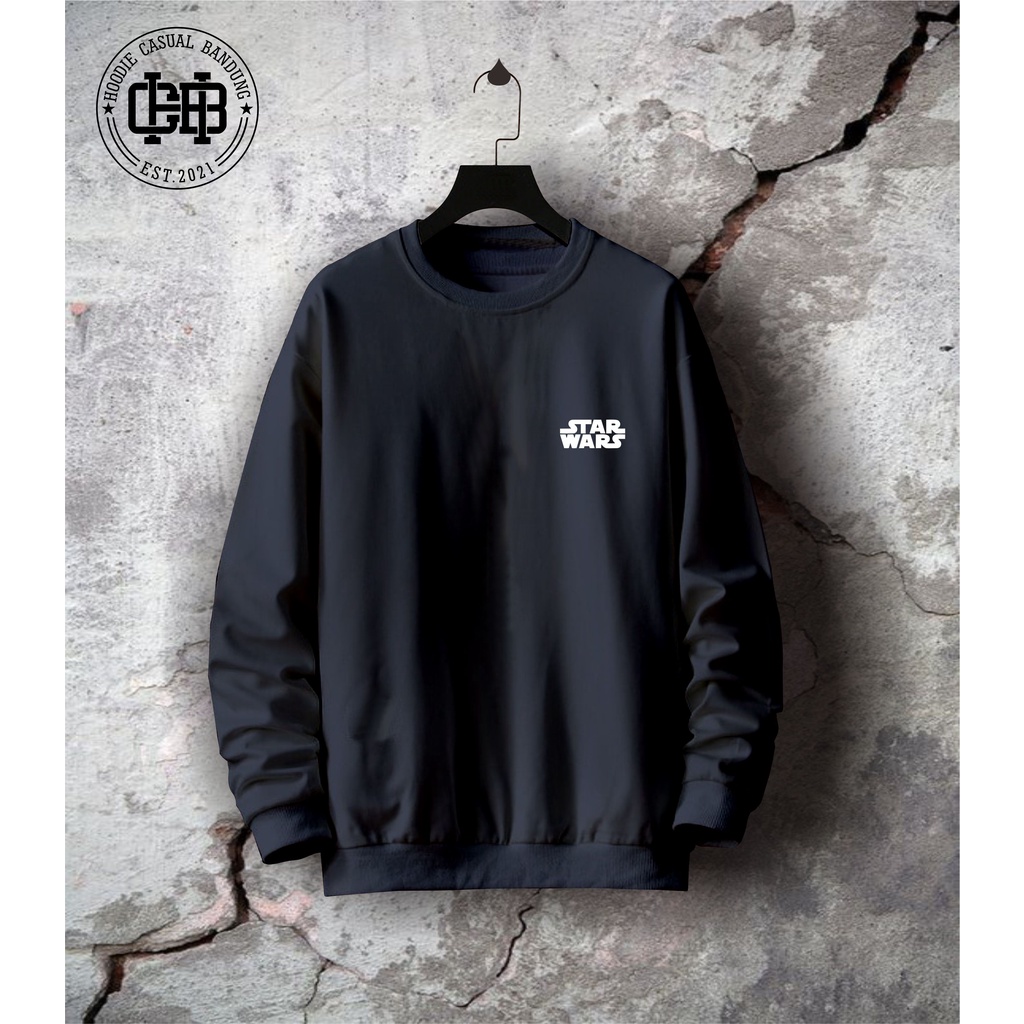 Crewneck STARWARS Small logo Original 100% (COD)