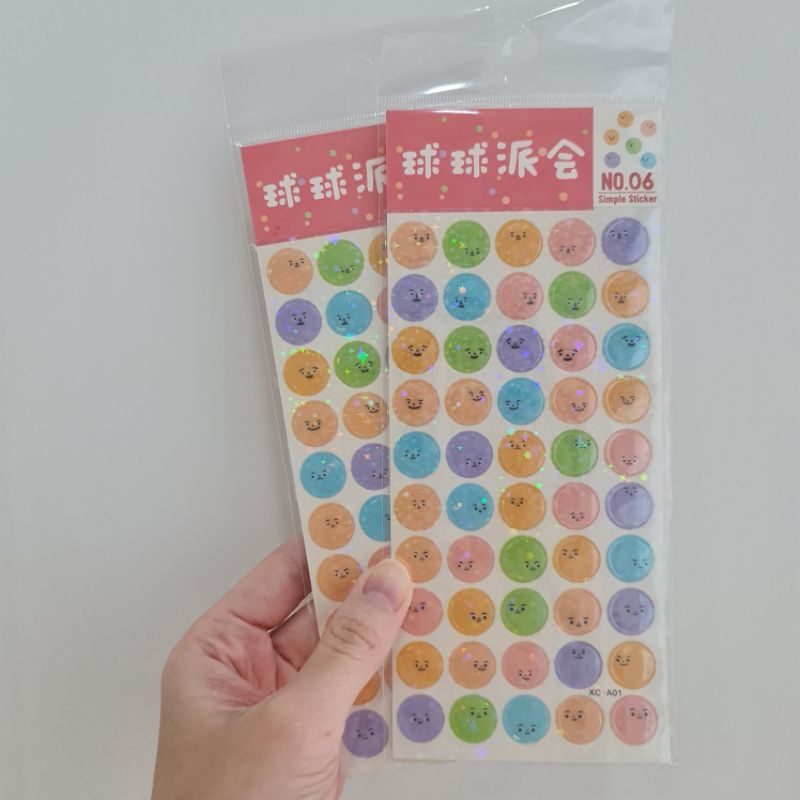 

Emoji Sticker Smile Face Moody Mood Habit Tracker Stickers Sheet Stiker Kiss Cut Aesthetic Bujo Diary