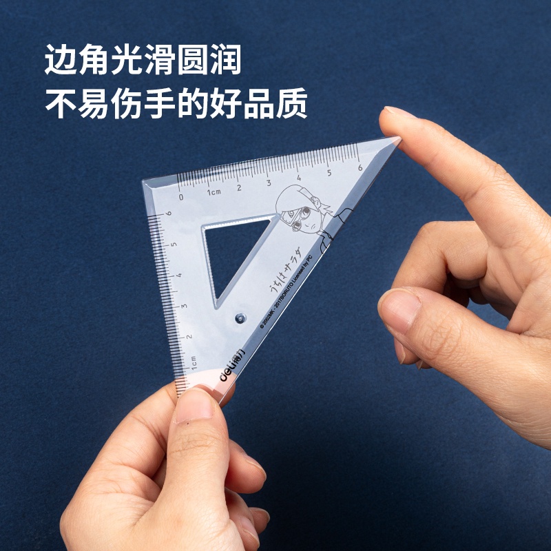 

Deli Draft Set / Set Penggaris Isi 4pcs Akurat Desain Naruto 79544