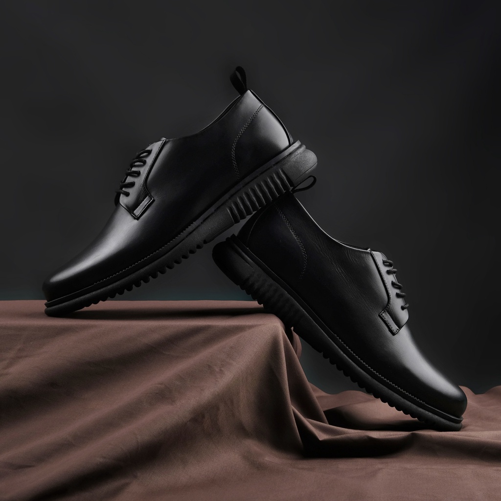 Kenzios Plato Black Series Sepatu Formal Pria