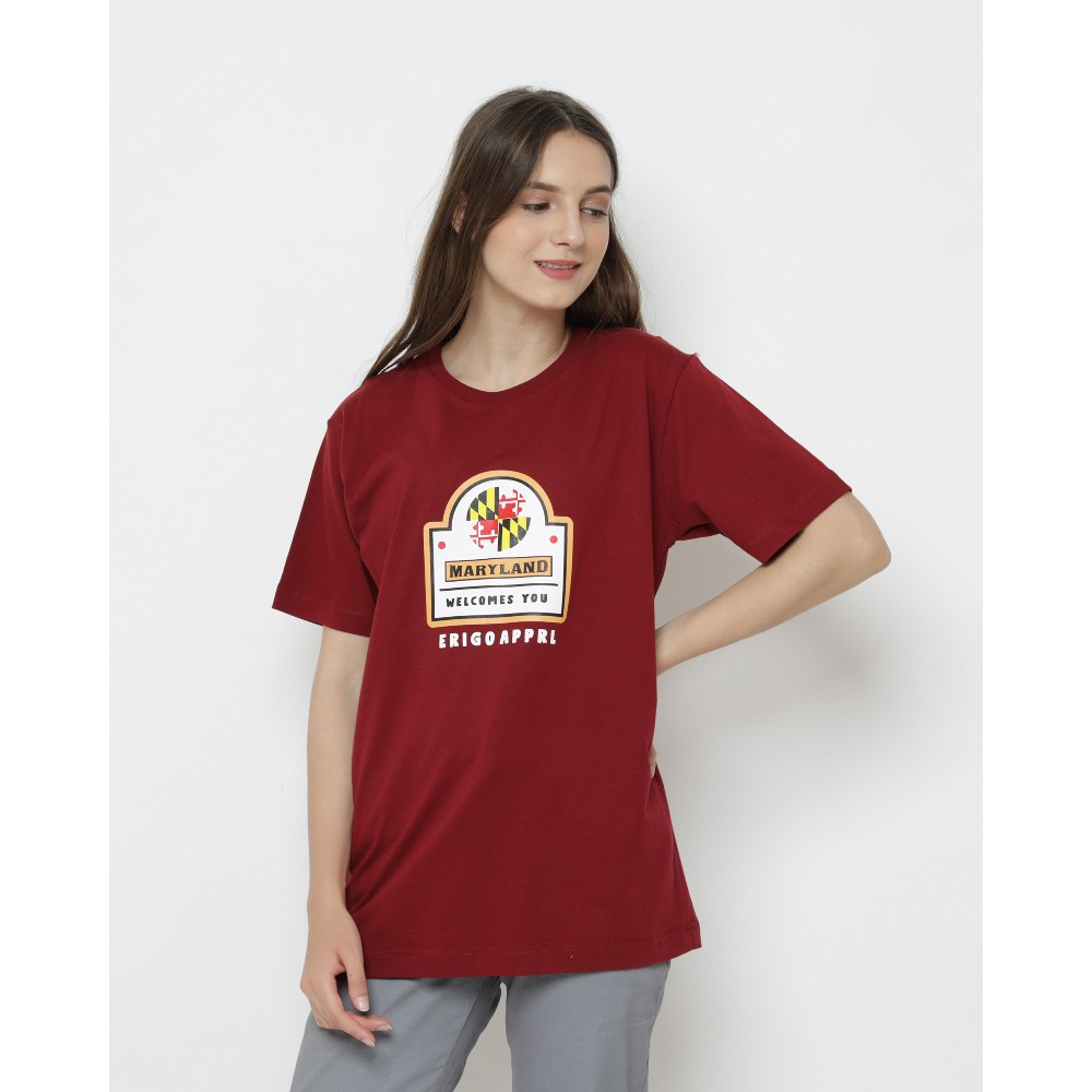 

Erigo T-Shirt Marryland Maroon