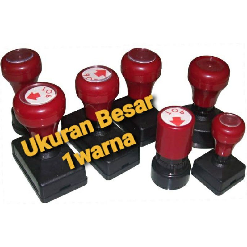 

Stempel Warna/Otomatis Ukuran Besar 1Warna